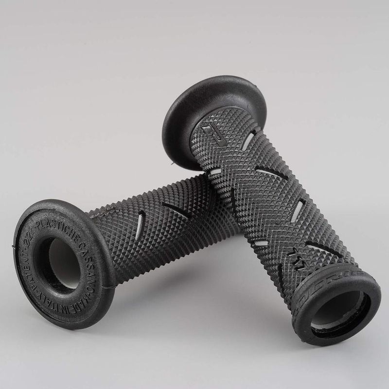 Auto si Moto - Piese auto si accesorii - Interior auto - Accesorii interior - Set 2 buc. Manere Moto/ATV din cauciuc antiderapant, universale, culoare Neagra - Infinity.ro