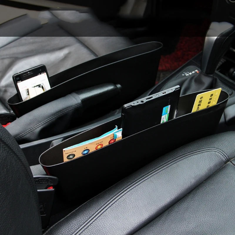 Auto si Moto - Piese auto si accesorii - Interior auto - Accesorii interior - Set 2 organizatoare auto de tip "buzunar", montaj intre scaun si consola centrala, dimensiune 35 x 11 cm - Infinity.ro