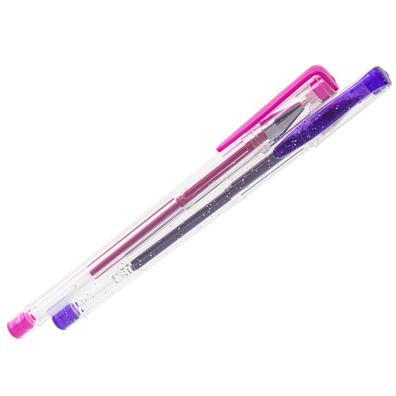 Carti si Birotica - Birotica - Instrumente de scris - Pixuri si stilouri - Set 50 piese, Pixuri cu gel multicolor cu sclipici (glitter) - Infinity.ro