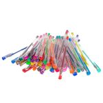 Carti si Birotica - Birotica - Instrumente de scris - Pixuri si stilouri - Set 50 piese, Pixuri cu gel multicolor cu sclipici (glitter) - Infinity.ro