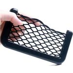 Auto si Moto - Piese auto si accesorii - Interior auto - Accesorii interior - Organizator de tip buzunar din plasa elastica cu rama plastic, dimensiune 19,5 x 7,8 cm, culoare neagra - Infinity.ro