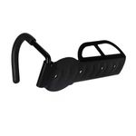 Sport si Outdoor - Ciclism - Accesorii pentru biciclete - Suporturi accesorii biciclete - Suport pentru bicicleta cu prindere pe perete, rabatabil, metalic, culoare Neagra - Infinity.ro