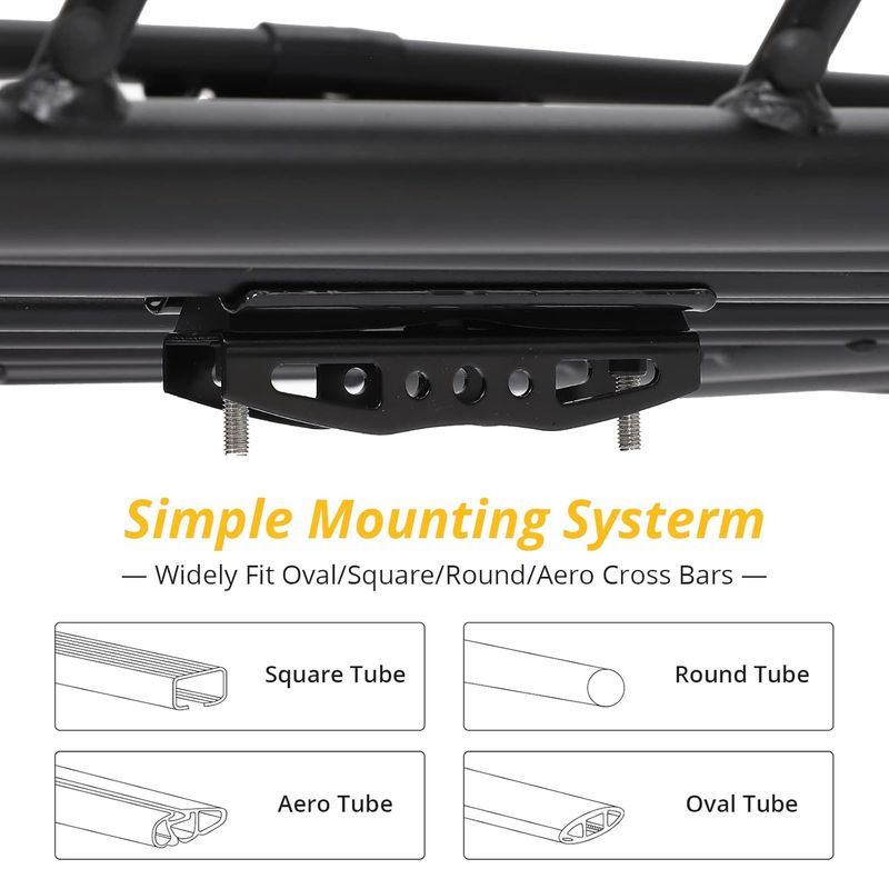 Auto si Moto - Piese auto si accesorii - Caroserie - Alte accesorii caroserie - Portbagaj metalic pentru plafon de tip "ROOF RACK", dimensiune 127 x 100cm, culoare neagra, cu bare transversale incluse - Infinity.ro