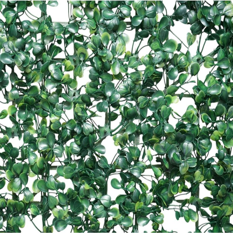 Casa si Gradina - Gradina si terasa - Garduri, panouri si accesorii - Panou Decorativ Gard viu artificial cu frunze mici, culoare verde, dimensiune 40 x 60cm - Infinity.ro