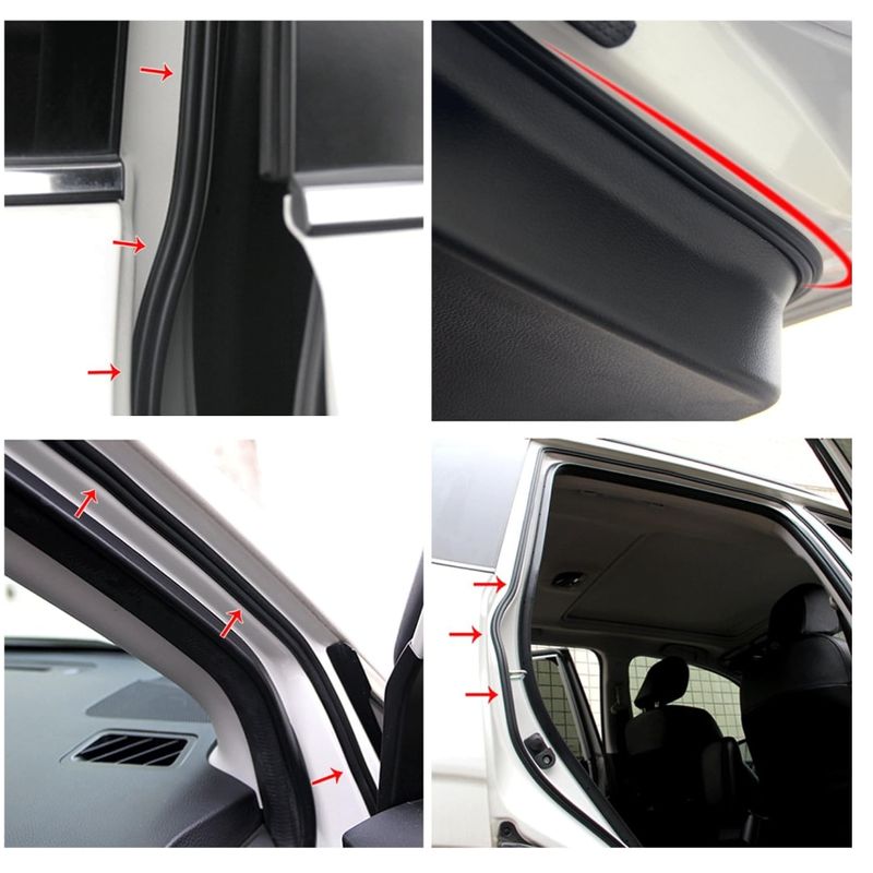 Auto si Moto - Piese auto si accesorii - Caroserie - Ornamente exterior auto - Rola cheder auto universal, profil "B", autoadeziv, lungime 4,3m - Infinity.ro