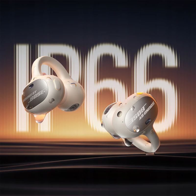 TV, Audio-Video si Foto - Portabile audio - Casti audio - Casti Open-Ear Baseus Inspire XC1, Sound by Bose, Dolby Audio, IP66, Alb - Infinity.ro