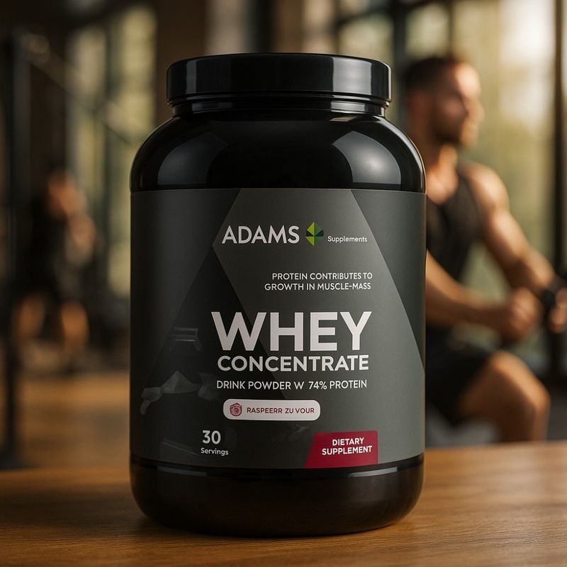 Ingrijire personala si Cosmetice - Sanatate si wellness - Nutritie sportiva - Proteine - Concentrat proteic din zer (zmeura), 908g, Adams Supplements - Infinity.ro