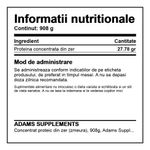 Ingrijire personala si Cosmetice - Sanatate si wellness - Nutritie sportiva - Proteine - Concentrat proteic din zer (zmeura), 908g, Adams Supplements - Infinity.ro