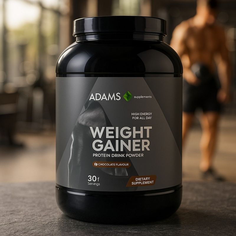 Ingrijire personala si Cosmetice - Sanatate si wellness - Nutritie sportiva - Proteine - Weight Gainer (ciocolata), 1500g, Adams Supplements - Infinity.ro