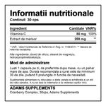 Ingrijire personala si Cosmetice - Sanatate si wellness - Suplimente alimentare - Alte suplimente alimentare - Cranberry Complex, 30cps, Adams Supplements - Infinity.ro
