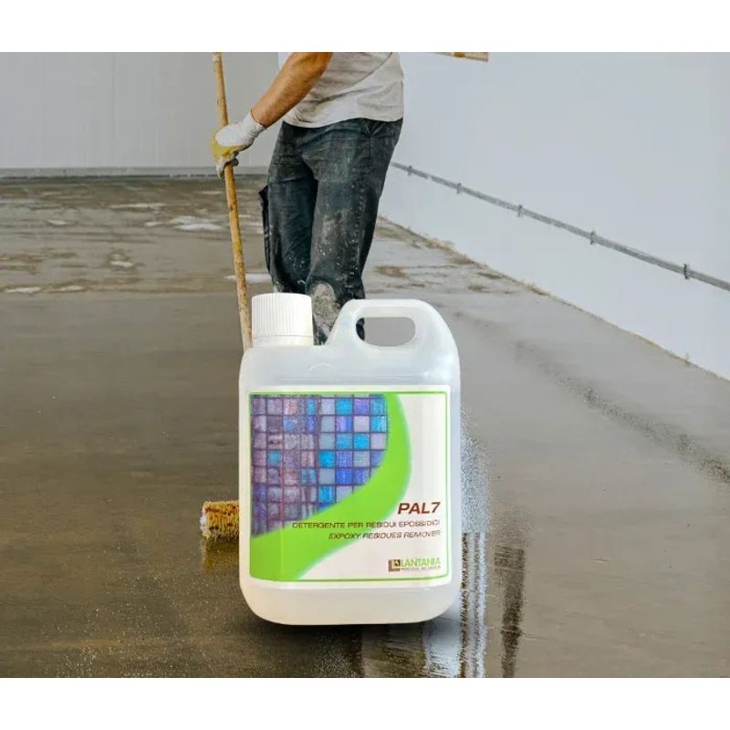 Casa si Gradina - Constructii - Materiale constructii - Solutii tratare suprafete - Solutie speciala indepartare reziduuri epoxidice Pal7 - 1 litru - Infinity.ro