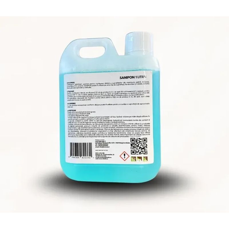 Market - Curatenie si intretinere casa - Produse menaj - Solutii curatenie - Solutie concentrata de curatare pentru orice suprafata - SANIPON 1 litru - Infinity.ro