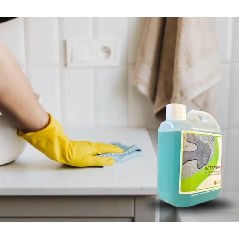 Market - Curatenie si intretinere casa - Produse menaj - Solutii curatenie - Detergent neutru cu functie de impermeabilizare pentru marmura si piatra naturala - Deterbree 1 litru - Infinity.ro