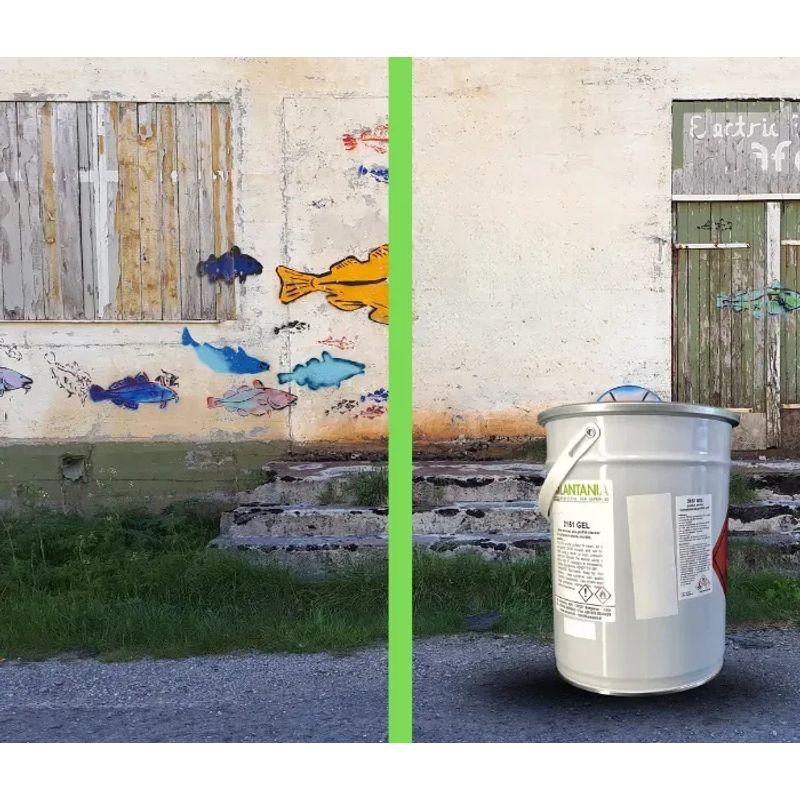Casa si Gradina - Constructii - Materiale constructii - Solutii tratare suprafete - Gel pentru indepartare graffiti sau vopsea de pe pereti / piatra -  2151 Gel - 5 litri - Infinity.ro