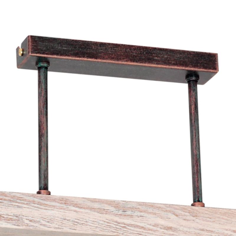 Casa si Gradina - Corpuri si surse de iluminat - Lustre si pendule - Lustra Charm KL6497, 3xE27, cupru antic + alb antichizat, metal + sticla, stil vintage, Klausen - Infinity.ro