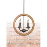 Casa si Gradina - Corpuri si surse de iluminat - Lustre si pendule - Pendul Cesena KL6348, 2xE14, maro+negru, IP20, Klausen - Infinity.ro