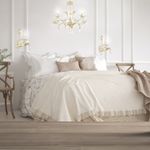 Casa si Gradina - Corpuri si surse de iluminat - Lustre si pendule - Candelabru Versilia KL6193, 3xE14, alb antic + auriu, metal + sticla + cristale, stil vintage elegant, Klausen - Infinity.ro