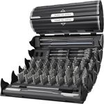 Casa si Gradina - Constructii - Scule de mana si unelte - Surubelnite - Set Surubelnite Precizie Magnetice AXTH 128 in 1, Otel S2 Duritate HRC65+, 125 Biti, Ax Flexibil, Negru - Infinity.ro