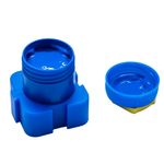 Jucarii, Copii si Bebe - Jucarii si jocuri - Jucarii & jocuri educative - Seturi pictura si desen - Set 10 Culori Vopsea de Pictat cu Degetele NEBO, Recipiente Conectabile Tip Puzzle, Capace cu Stampile - Infinity.ro