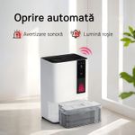 Electronice si Electrocasnice - Climatizare si sisteme de incalzire - Aparate filtrare aer - Dezumidificatoare - Dezumidificator Evoair HIDRY PLUS, 900ml/24h, Lumina ambientala in 7 culori, Rezervor 1.9l, 3 Viteze, Alb - Infinity.ro
