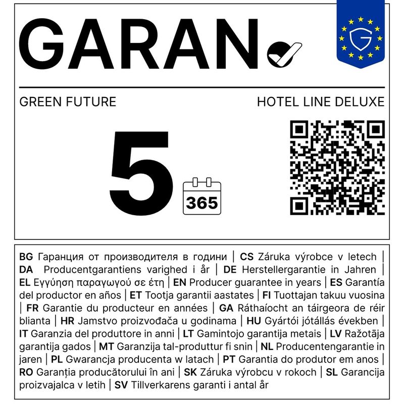 Casa si Gradina - Mobilier - Saltele si somiere - Saltele - Saltea ortopedica Hotel Line Deluxe Memory Pocket 160x190 cm, H 30 cm - Infinity.ro