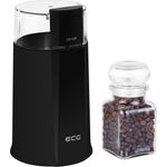 Electronice si Electrocasnice - Electrocasnice bucatarie - Preparare bauturi - Rasnite - Rasnita de cafea ECG KM 122, 200 W, 50 g, negru - Infinity.ro
