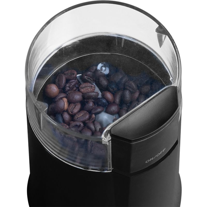 Electronice si Electrocasnice - Electrocasnice bucatarie - Preparare bauturi - Rasnite - Rasnita de cafea ECG KM 122, 200 W, 50 g, negru - Infinity.ro