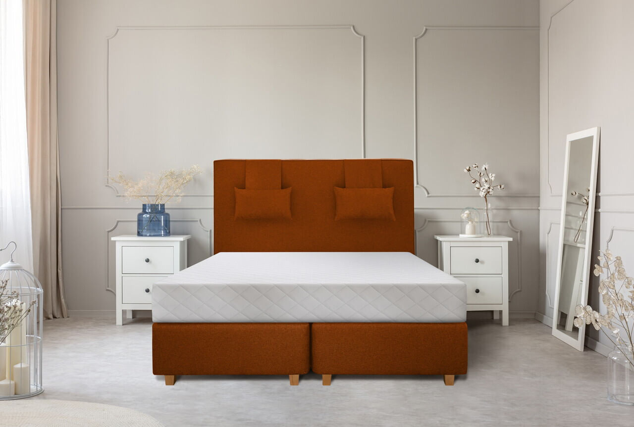 Saltea SuperOrtopedica KONFORTA+ 20 cm, 140x190x20cm, Husa detasabila, Reversibila, Fermitate Medie