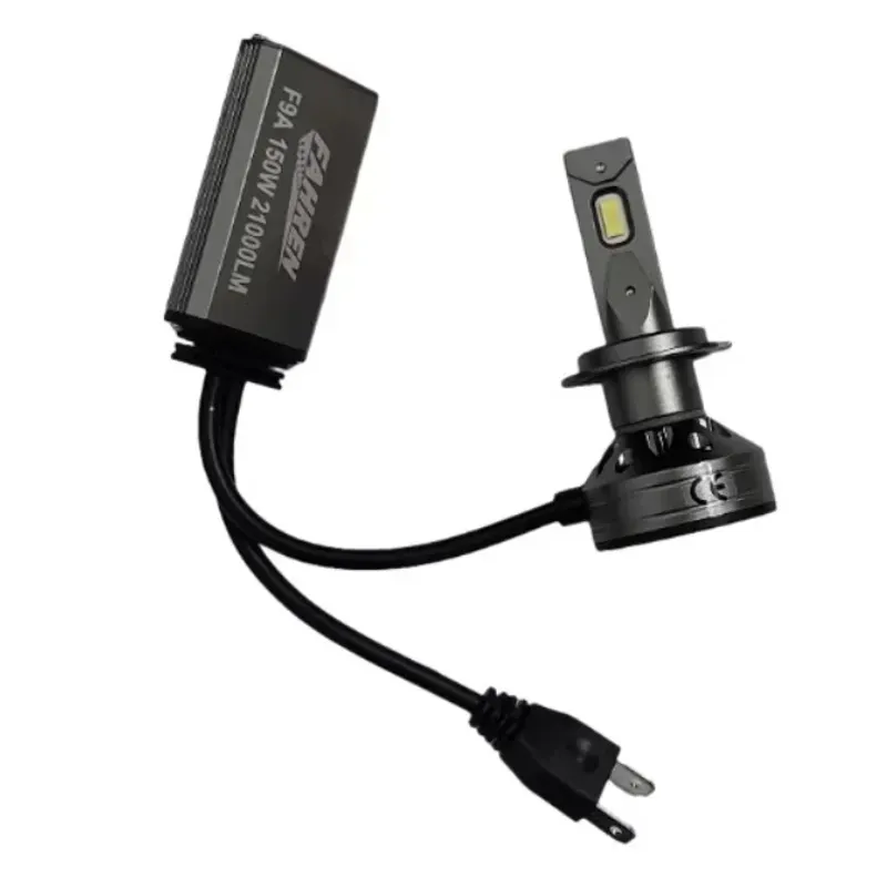 Auto si Moto - Electrice auto - Iluminare si semnalizare - Becuri auto - Set 2 becuri auto F9A LED H7 Canbus 150W 6000K 11000Lm 12V fara eroare - Infinity.ro