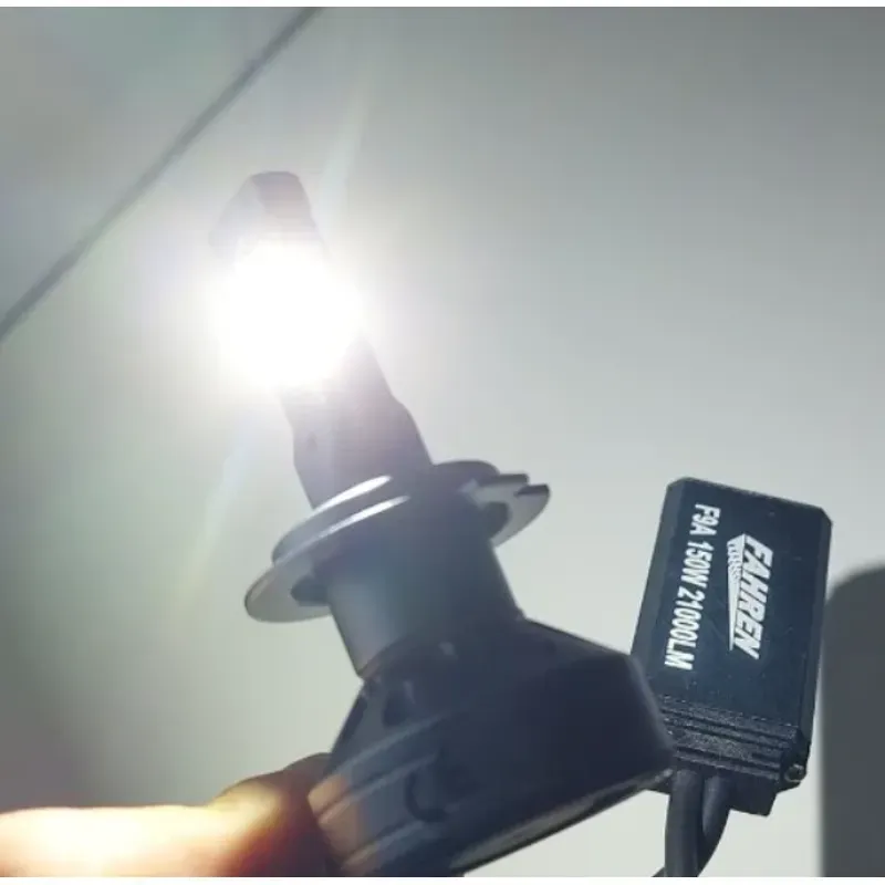 Auto si Moto - Electrice auto - Iluminare si semnalizare - Becuri auto - Set 2 becuri auto F9A LED H7 Canbus 150W 6000K 11000Lm 12V fara eroare - Infinity.ro
