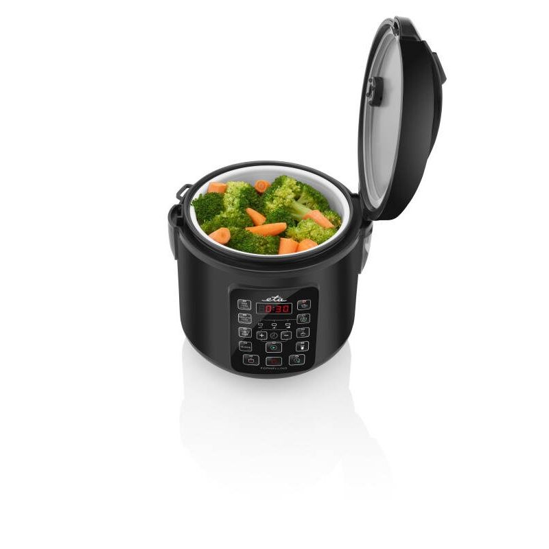 Electronice si Electrocasnice - Electrocasnice bucatarie - Aparate de gatit & desert - Aparate de gatit cu aburi - Aparat multifunctional pentru gatit orez ETA Fornellino 8131 90000, 500W, 1.5 litri, 9 programe automate, negru - Infinity.ro