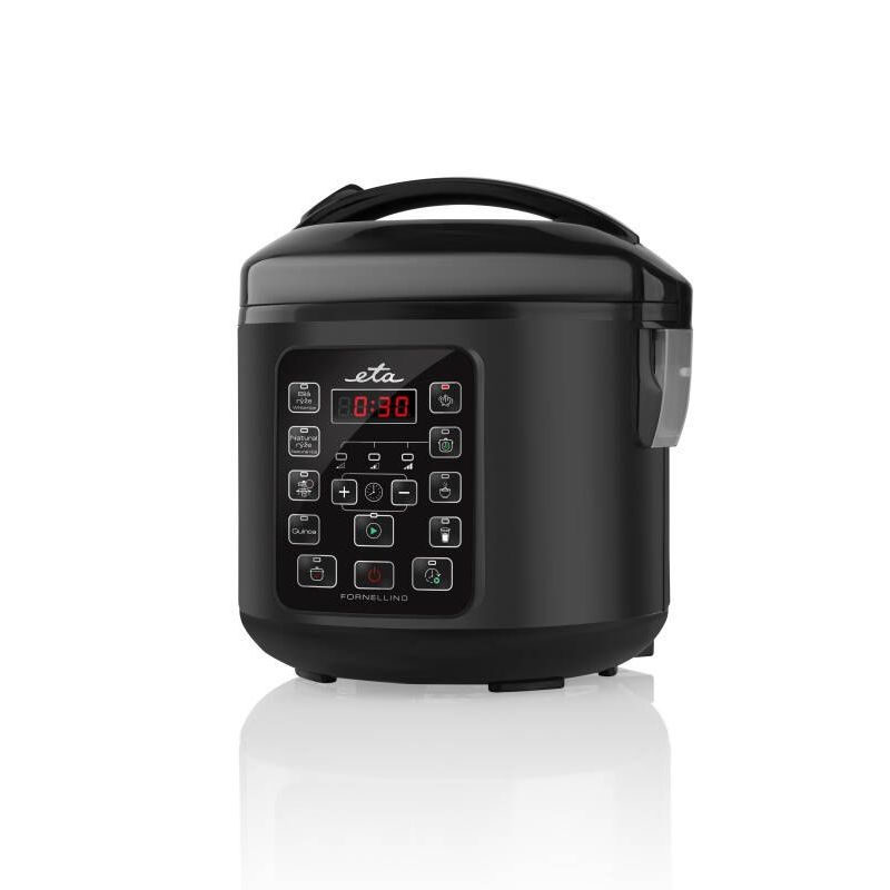 Electronice si Electrocasnice - Electrocasnice bucatarie - Aparate de gatit & desert - Aparate de gatit cu aburi - Aparat multifunctional pentru gatit orez ETA Fornellino 8131 90000, 500W, 1.5 litri, 9 programe automate, negru - Infinity.ro