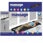 Ingrijire personala si Cosmetice - Sanatate si wellness - Articole wellness - Aparate si dispozitive de masaj - Saltea reversibila pentru masaj cu 9 zone de masaj si incalzire, 30W, negru - Infinity.ro