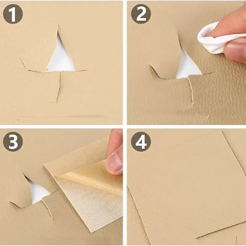 Casa si Gradina - Textile si covoare - Metraje si textile - Sul autoadeziv din piele ecologica (imitatie piele) 0.75 x 2.5m ROSU - Infinity.ro