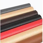 Casa si Gradina - Textile si covoare - Metraje si textile - Sul autoadeziv din piele ecologica (imitatie piele) 0.75 x 2.5m ROSU - Infinity.ro