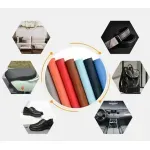 Casa si Gradina - Textile si covoare - Metraje si textile - Sul autoadeziv din piele ecologica (imitatie piele) 0.75 x 2.5m ROSU - Infinity.ro
