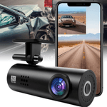 Auto si Moto - Electronice auto - Camere auto si DVR - Camera Auto Smart Dash Cam 1S N2L Store®, Sony IMX307, Full-HD 1080P, 170°, Noapte, WiFi, Comenzi Vocale, Negru - Infinity.ro