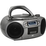 TV, Audio-Video si Foto - Portabile audio - Radio - Sistem audio ECG CDR 990 DAB, 2 x 2 W RMS, Radio FM, USB, CD Player, Casetofon MP3, GRI - Infinity.ro