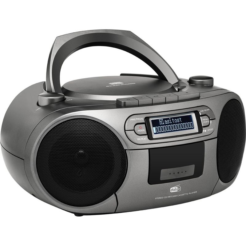 TV, Audio-Video si Foto - Portabile audio - Radio - Sistem audio ECG CDR 990 DAB, 2 x 2 W RMS, Radio FM, USB, CD Player, Casetofon MP3, GRI - Infinity.ro