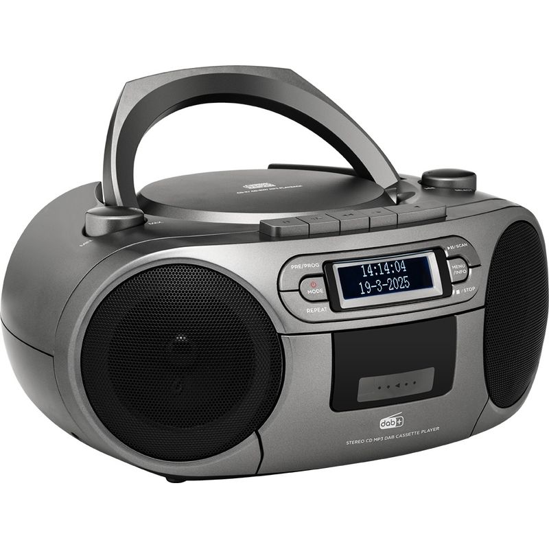 TV, Audio-Video si Foto - Portabile audio - Radio - Sistem audio ECG CDR 990 DAB, 2 x 2 W RMS, Radio FM, USB, CD Player, Casetofon MP3, GRI - Infinity.ro
