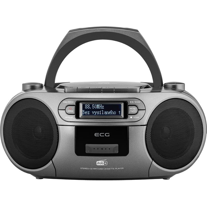 TV, Audio-Video si Foto - Portabile audio - Radio - Sistem audio ECG CDR 990 DAB, 2 x 2 W RMS, Radio FM, USB, CD Player, Casetofon MP3, GRI - Infinity.ro