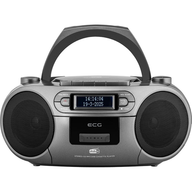 TV, Audio-Video si Foto - Portabile audio - Radio - Sistem audio ECG CDR 990 DAB, 2 x 2 W RMS, Radio FM, USB, CD Player, Casetofon MP3, GRI - Infinity.ro