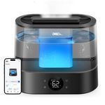 Electronice si Electrocasnice - Climatizare si sisteme de incalzire - Aparate filtrare aer - Umidificatoare - Umidificator aer Dreo DR-HHM010S Smart,4l,250ml/h,3 trepte umidificare, Senzor de Umiditate, Mod Auto,Aromaterapie,Negru - Infinity.ro