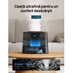 Electronice si Electrocasnice - Climatizare si sisteme de incalzire - Aparate filtrare aer - Umidificatoare - Umidificator aer Dreo DR-HHM010S Smart,4l,250ml/h,3 trepte umidificare, Senzor de Umiditate, Mod Auto,Aromaterapie,Negru - Infinity.ro
