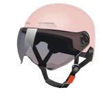 Sport si Outdoor - Echipament Sportiv - Accesorii echipament sportiv - Casti de protectie - Casca protectie bicicleta/trotineta electrica,Unisex, cu viziera detasabila, usoara, marime universala 56-62 cm, Roz - Infinity.ro