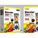 Electronice si Electrocasnice - Electrocasnice bucatarie - Mixere, tocatoare & roboti de bucatarie - Blendere si mini tocatoare - Blender multifunctional Andowl Q FR60 putere 1000W 2in1 3 Viteze - Infinity.ro