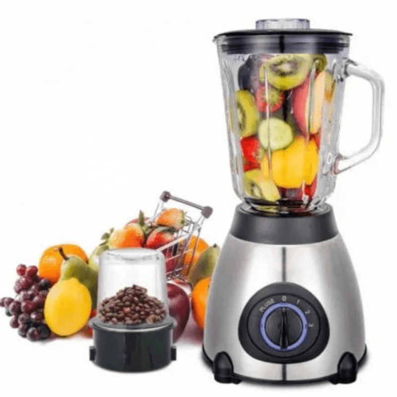 Electronice si Electrocasnice - Electrocasnice bucatarie - Mixere, tocatoare & roboti de bucatarie - Blendere si mini tocatoare - Blender multifunctional Andowl Q FR60 putere 1000W 2in1 3 Viteze - Infinity.ro