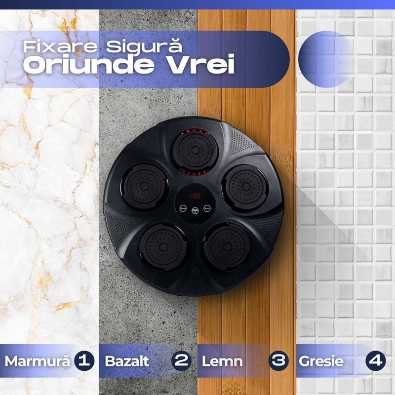 TV, Audio-Video si Foto - Portabile audio - Boxe portabile - Boxa muzicala electronic HAWIRE HJ-003, Conexiune bluetooth, Pentru copii si adulti, Antrenamente de box si fitness - Infinity.ro