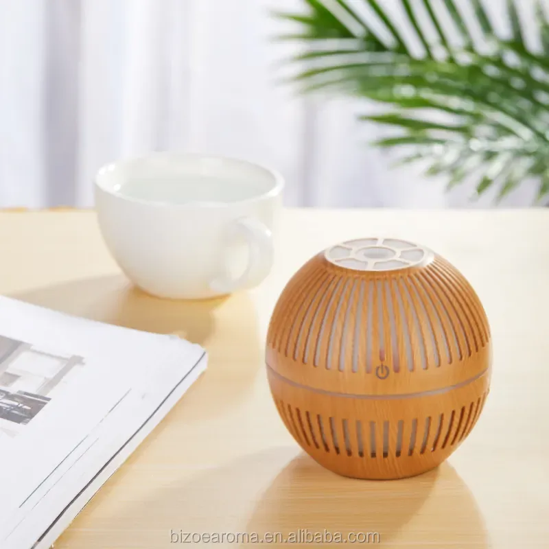Electronice si Electrocasnice - Climatizare si sisteme de incalzire - Aparate filtrare aer - Umidificatoare - Difuzor aromaterapie Ultrasonic LED HAWIRE, Umidificator de aer, Luminat in 8 culori automat, 400ml, 30-45ml/h, USB - Infinity.ro