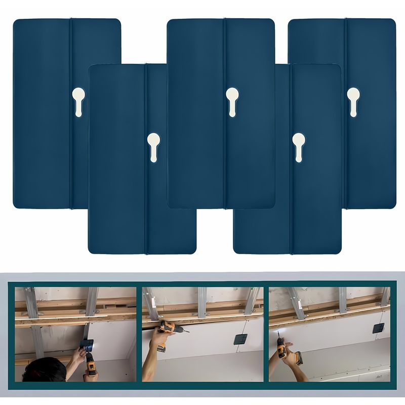 Casa si Gradina - Constructii - Feronerie si accesorii - Suruburi, dibluri si accesorii uz general - Set 5 suporti pentru fixarea placilor de rigips si lemn, HAWIRE FG-55, Dimensiune 150 x 85mm - Infinity.ro